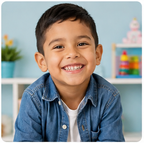 Niño sonriente