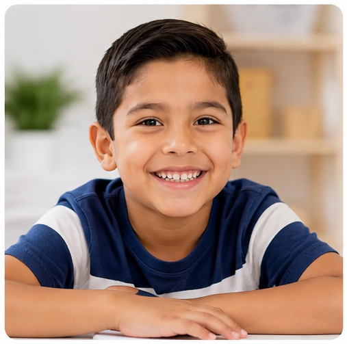 Niño feliz